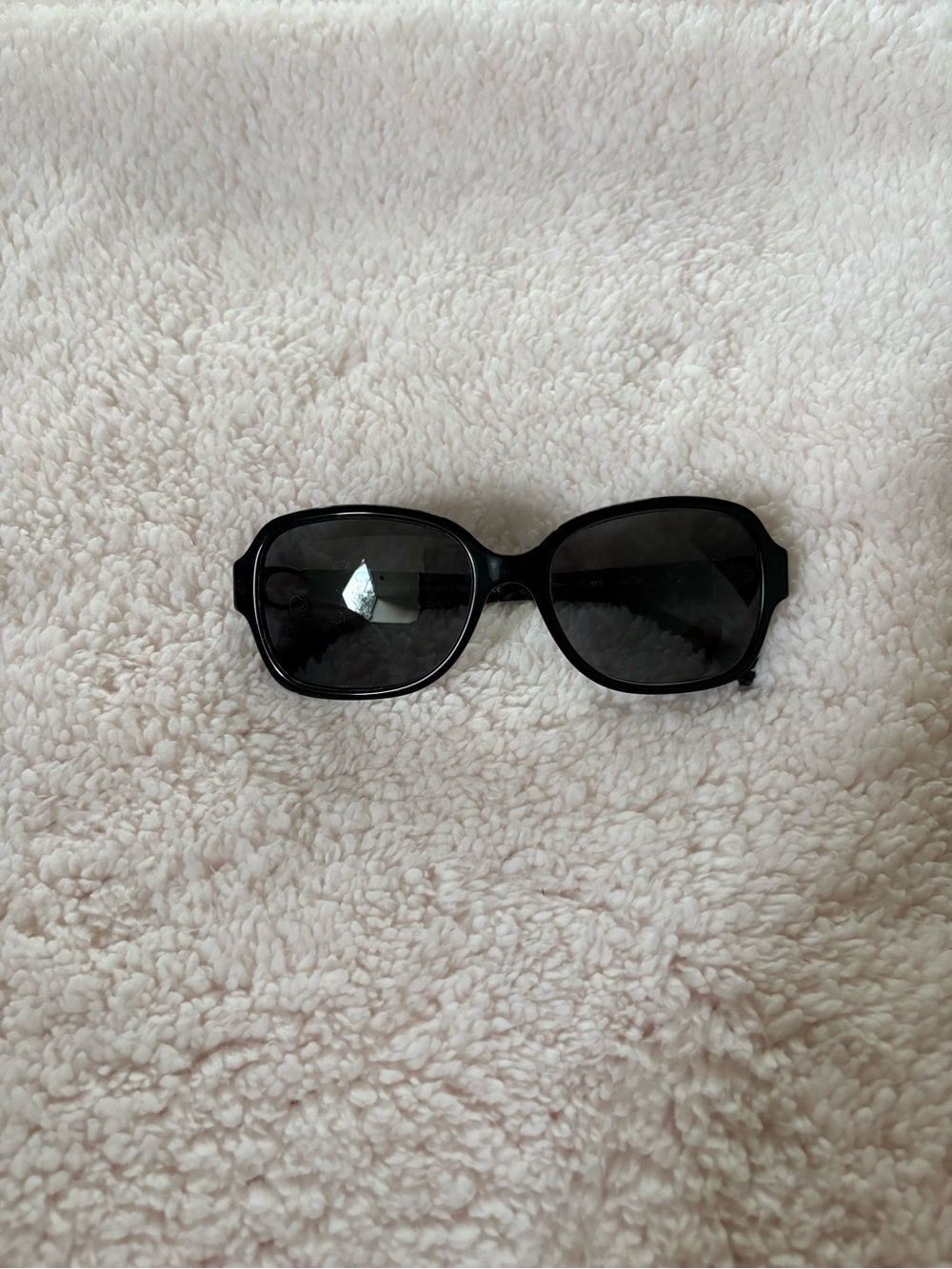Coach Black Oversized Sunglass Frames